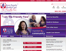 Tablet Screenshot of kernfamilyhealthcare.com